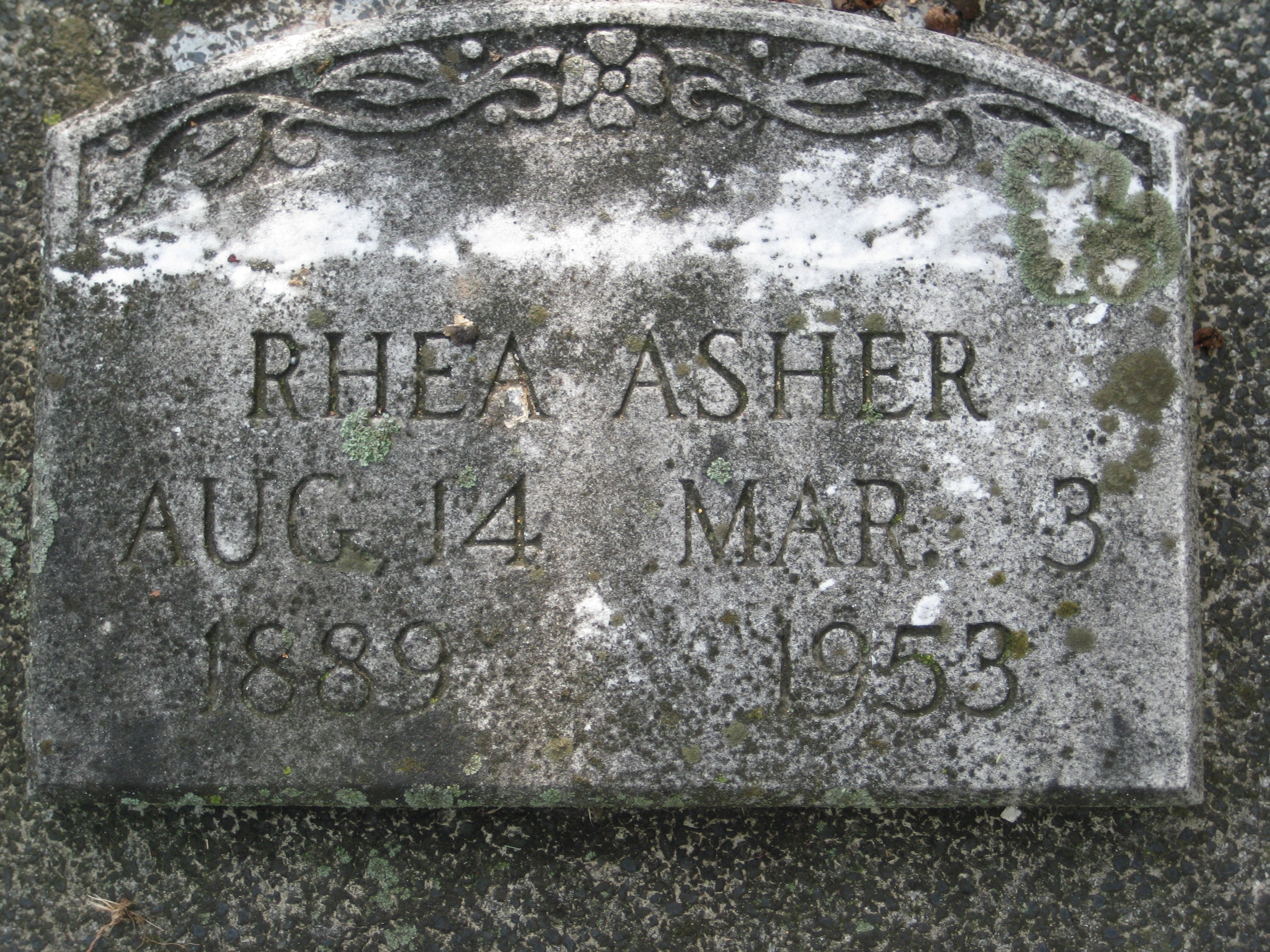 Asher, Rhea 