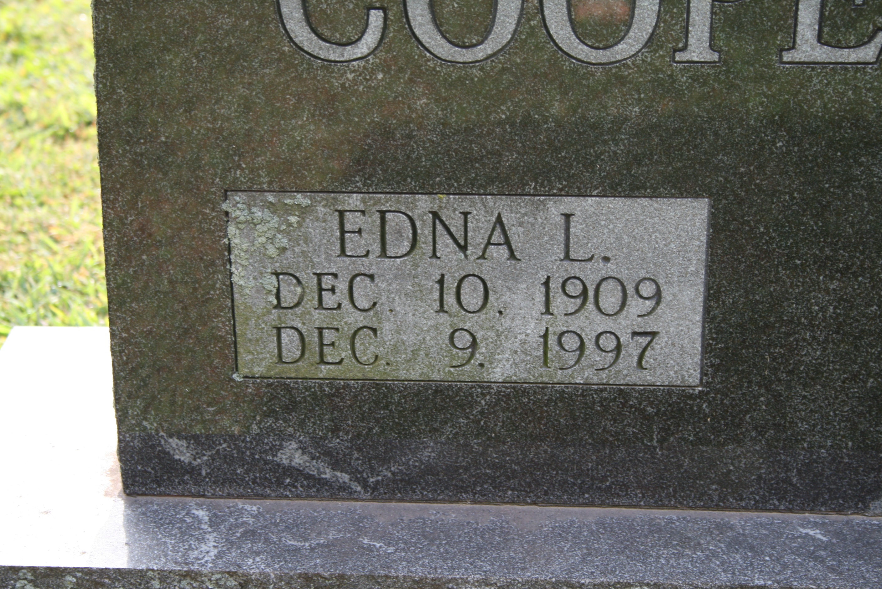 Coopersmith, Edna Louise