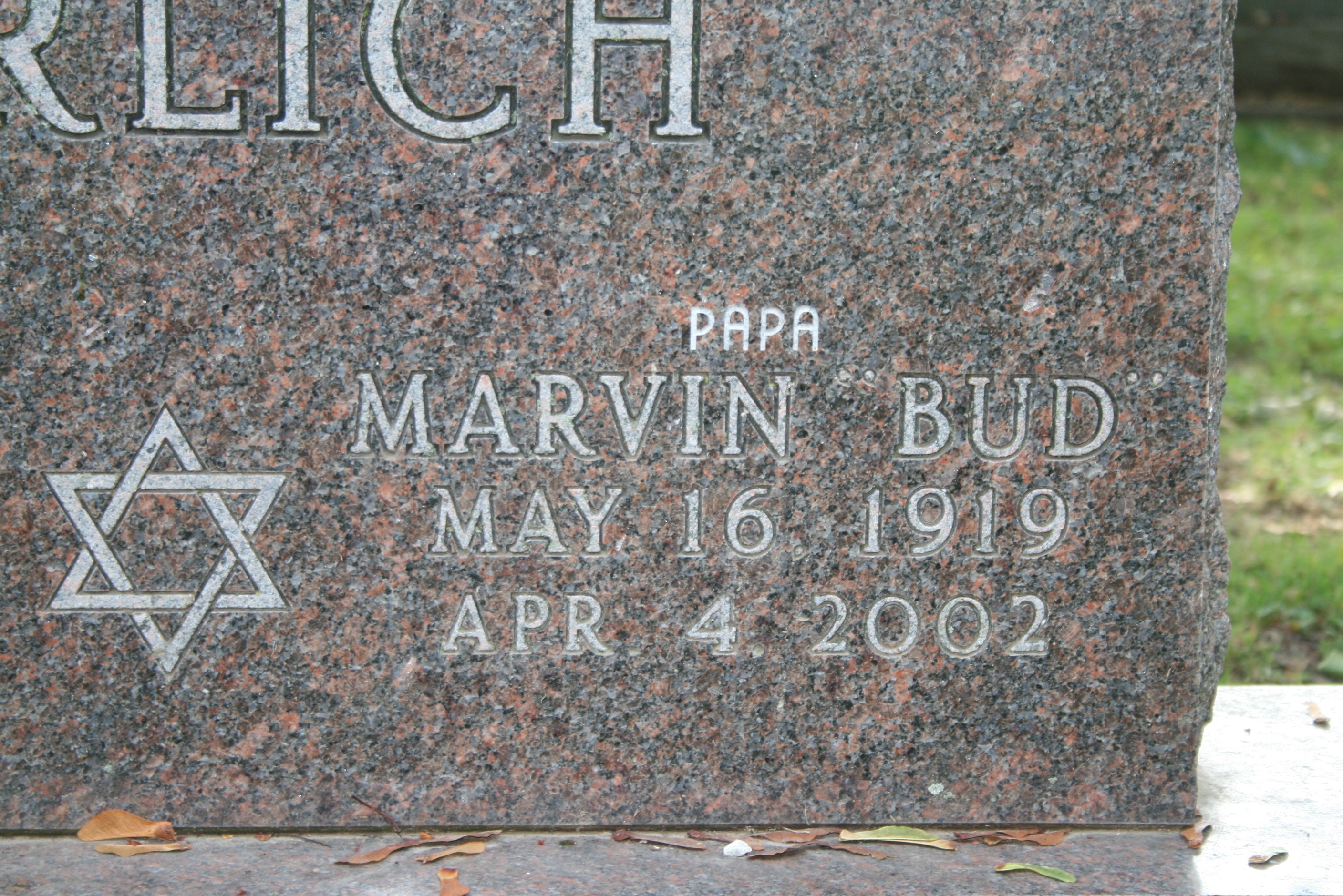 Ehrlich, Marvin 'Bud'