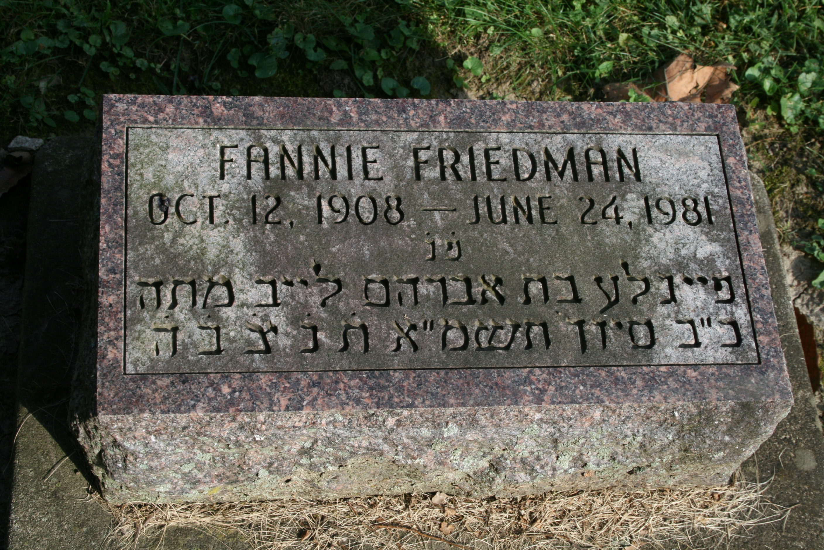 Friedman, Frannie (Margolin)