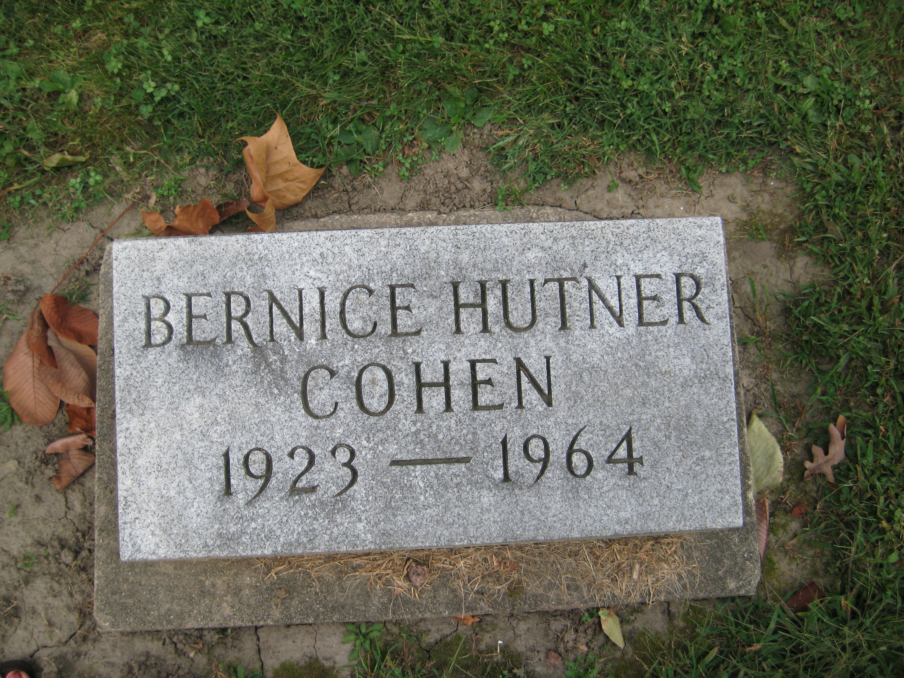 Cohen, Bernice Hutner