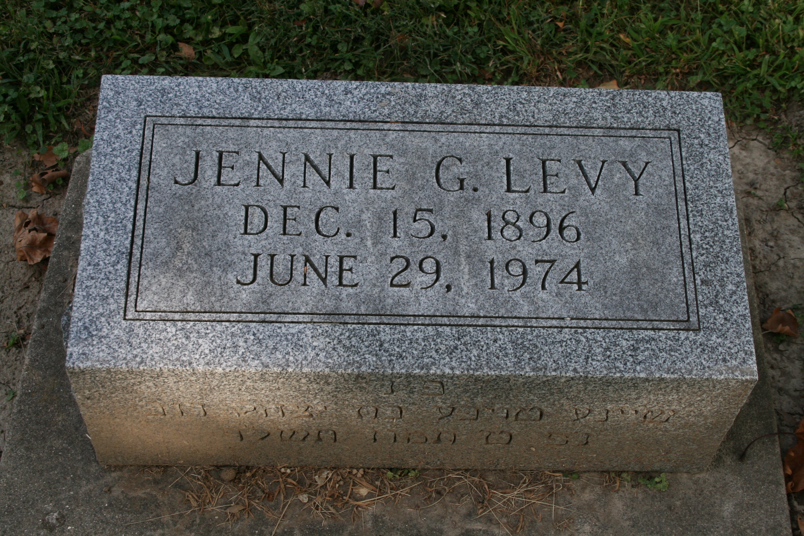 Levy, Jennie G.