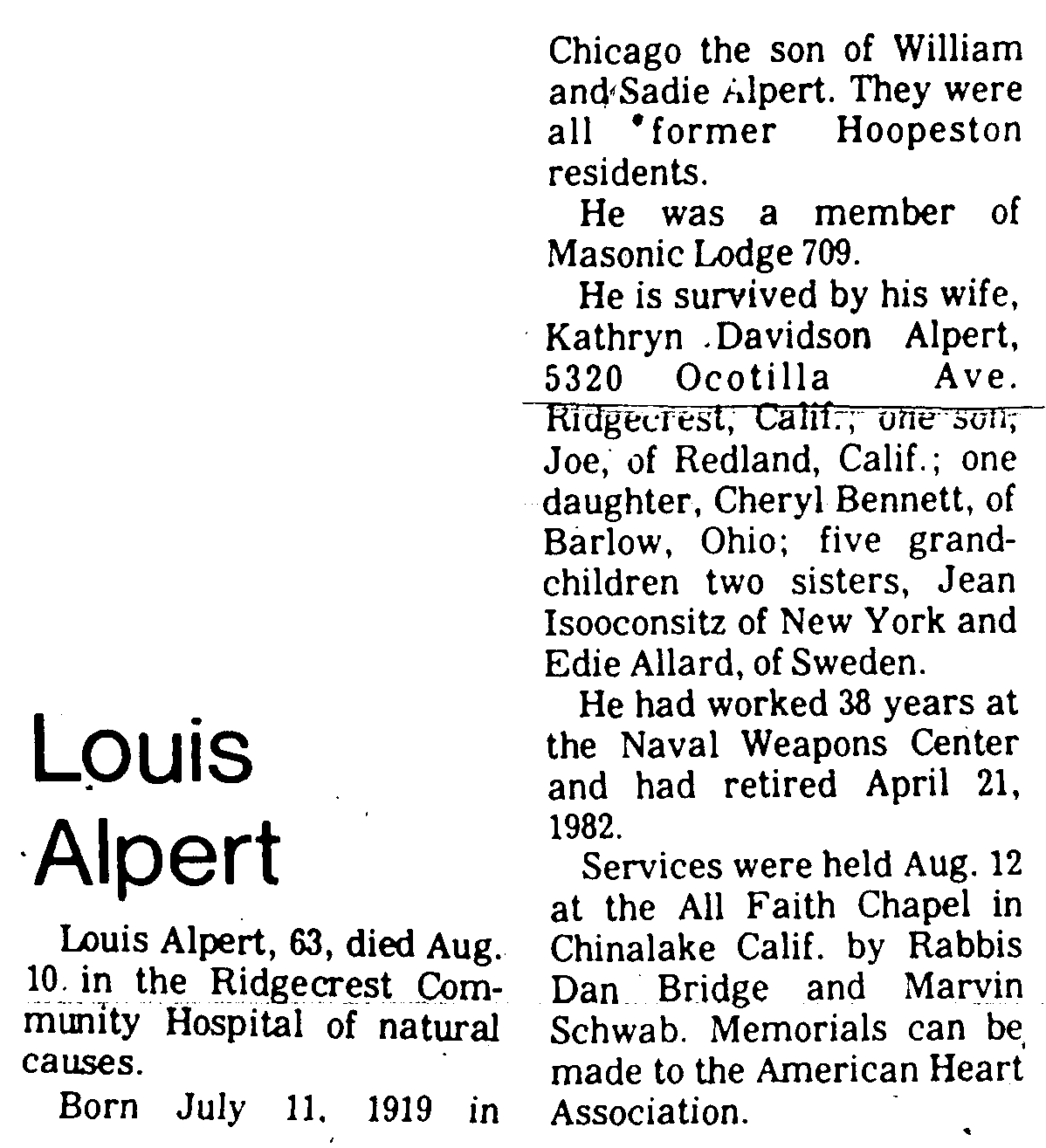 Alpert, Louis