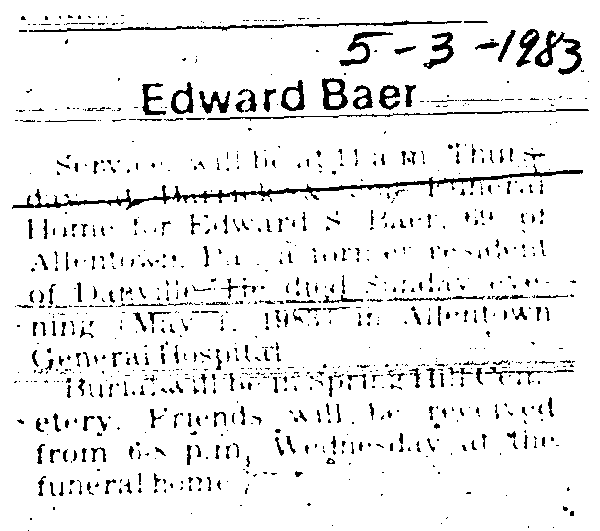 Baer, Edward