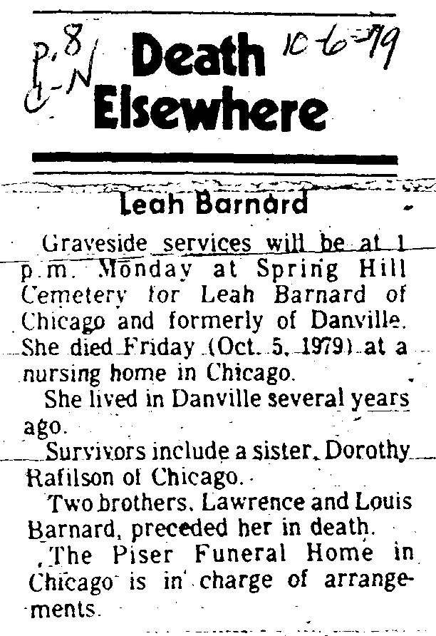 Barnard, Leah