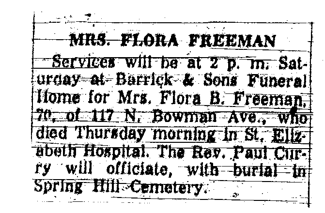 Freeman, Flora