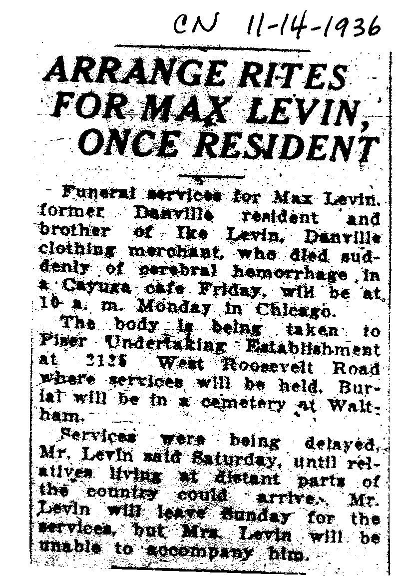 Levin, Max