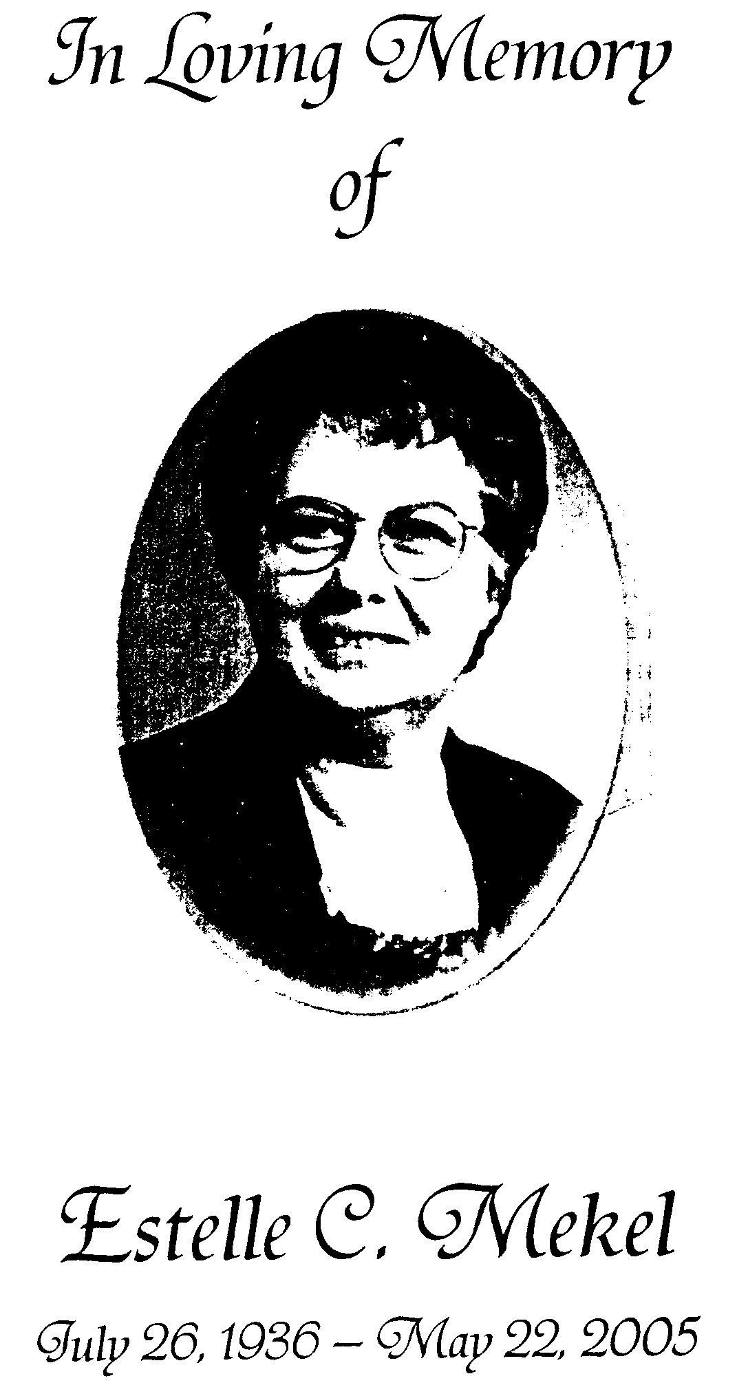 Mekel, Estelle C.