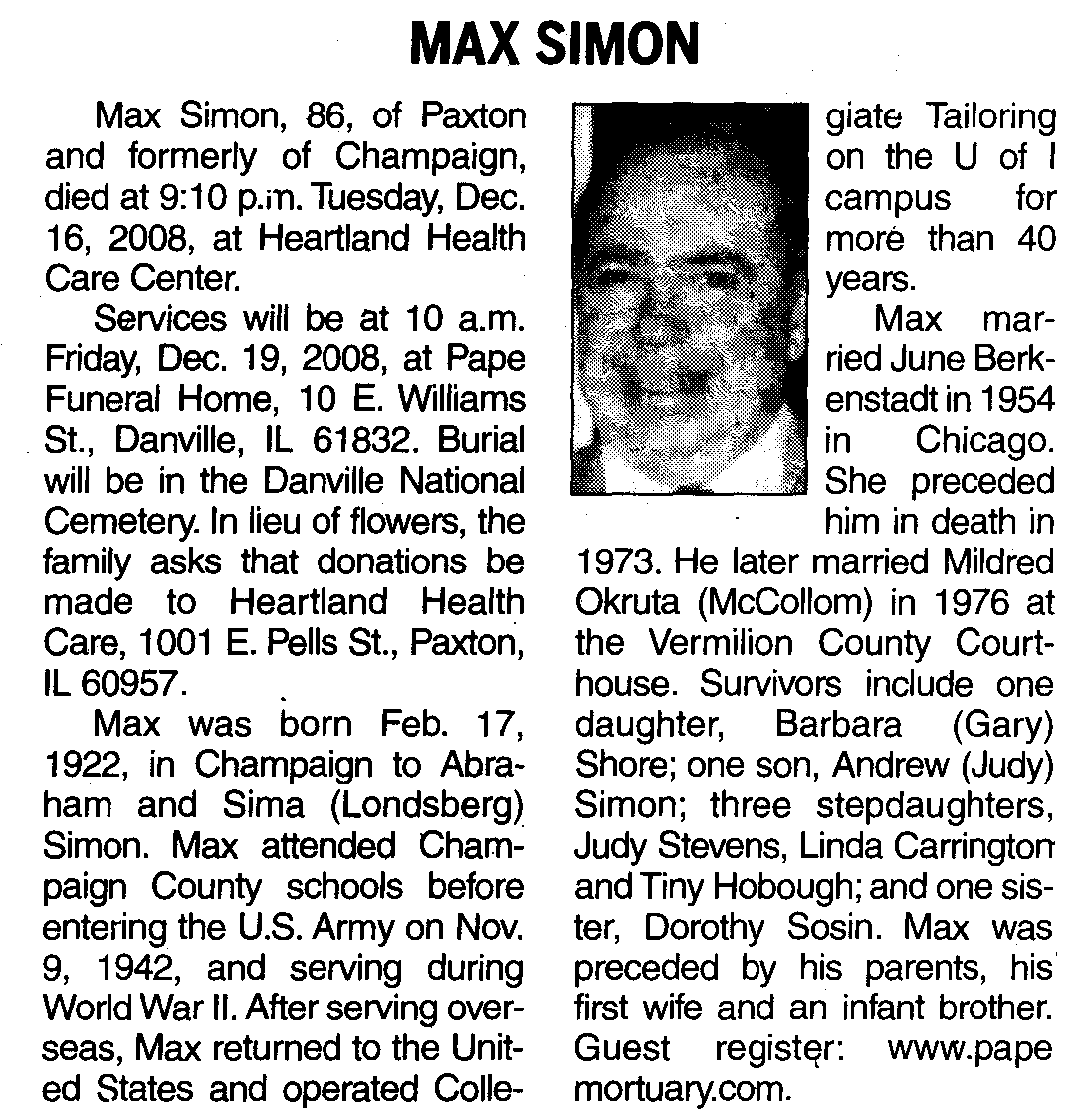 Simon, Max